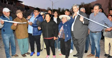 Tilcara: Inauguraron mil metros de tendido eléctrico Tilcara: Inauguraron mil metros de tendido eléctrico