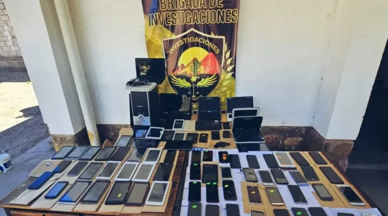Mega operativo en Jujuy: más de 60 allanamientos y 1.500 celulares secuestrados