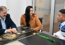 El intendente Jorge recibió al campeón sudamericano de boxeo amateur, Fernando Celiz