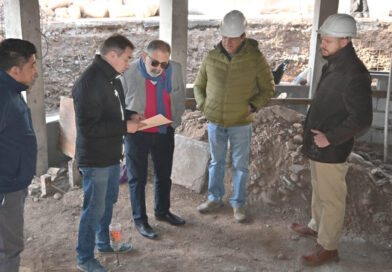 Avanza el plan de obras de renovación integral de la glorieta en Plaza Belgrano