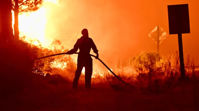 Incendio Forestal en Chubut
