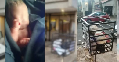 Encontraron a una recién nacida en un tacho de basura