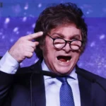 javier milei enojado