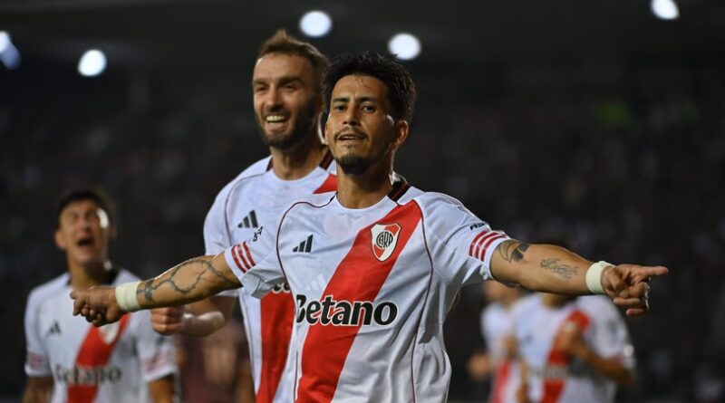 River ganó sobre la hora ante Carabobo y quedó a un paso de la clasificación en la Copa Sudamericana