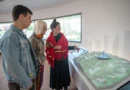Marta Minujín visitó el Centro Cultural Lola Mora a días de su inauguración