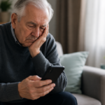 Los celulares inteligentes podrían aumentar el riesgo de depresión en adultos mayores, según un estudio Abuelos depresión celular