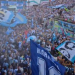 Miles de argentinos coparon Atlanta en un histórico banderazo antes de la semifinal con Inglaterra image