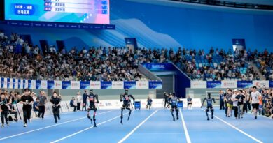 Un robot humanoide corrió los 100 metros en 9,39 segundos y superó el tiempo de Usain Bolt