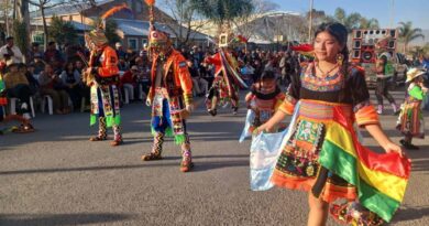 Multitudinario desfile en Alto Comedero por el 201° aniversario de la Independencia de Bolivia