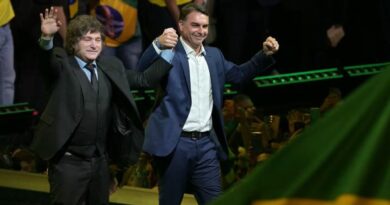 Milei felicitó a Flávio Bolsonaro y apuntó contra Lula tras las elecciones en Brasil